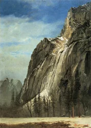 Cathedral Rocks, Yosemite, c.1872